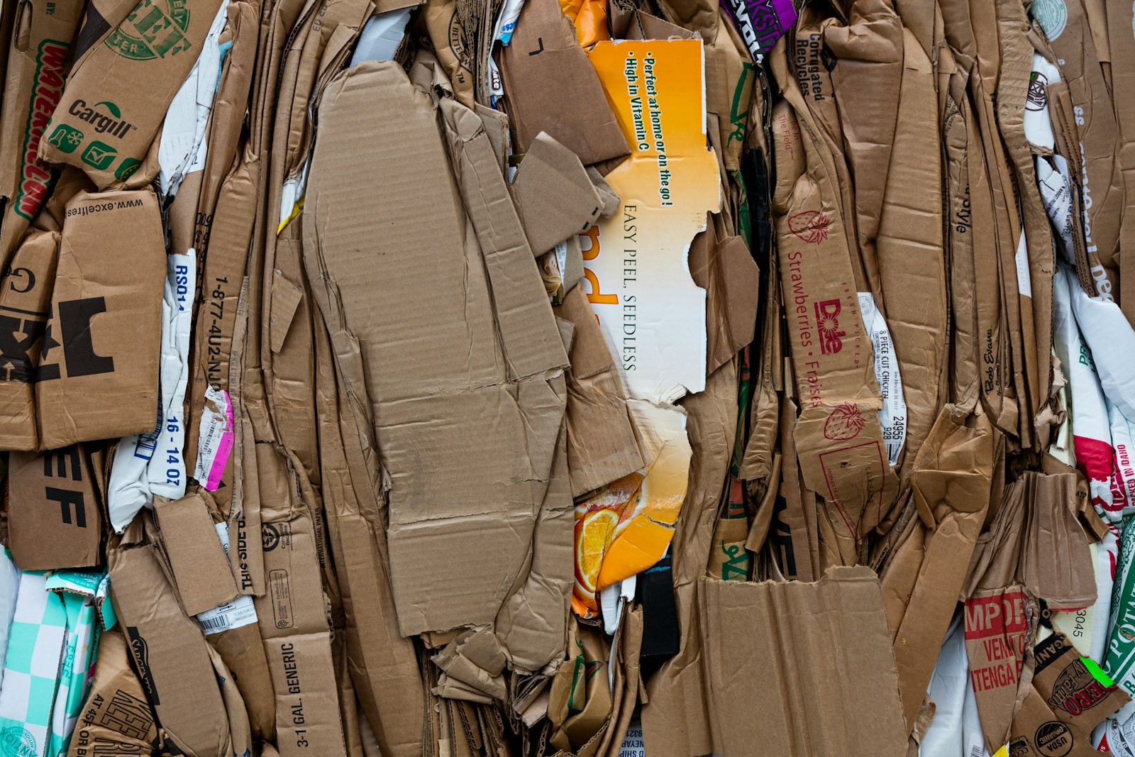 Photo by Jon Moore cardboard lot